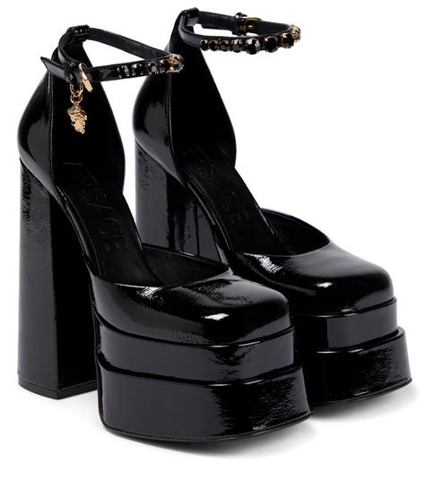 how tall are the versace platform heels|Versace platform high heels.